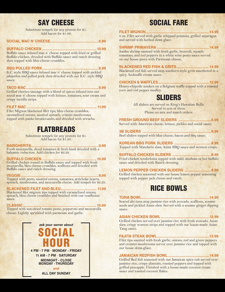 The Social at Midtown What's for Dinner Gainesville